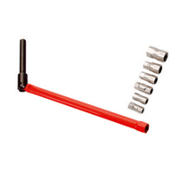 Cle ecrou robinet + 7 embouts + machoire