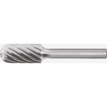 Fraise lime carbure cylindrique a bout arrondi wrc denture ''inox''