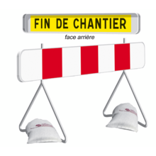 Panneaux de signalisation temporaire