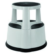 Tabouret mobil step luxe gris
