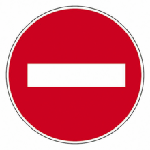 Disque de signalisation 300 mm