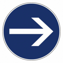 Disque de signalisation 300 mm