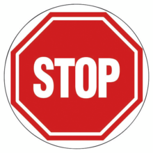 Disque de signalisation 300 mm