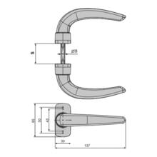 Béquille double horus