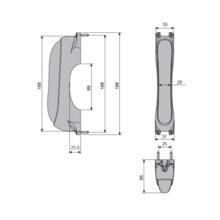 Boitier crémone pompier panama