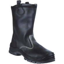 Bottes fourrées cuir noir