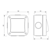 Bouton poussoir izyx
