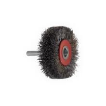 Brosse circulaire sur tige fil ondule