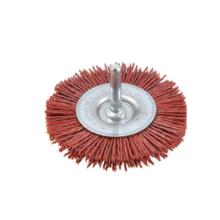 Brosse circulaire sur tige fil ondule