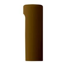 Cache fiche alu bout plat