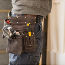 Ceinture porte-outils cuir double