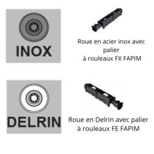 Chariot double réglable