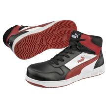 Chaussure frontcourt blk/wht/red mid s3l esd fo hro sr