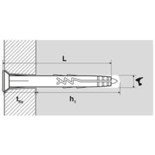 Cheville à frapper turbo scell it