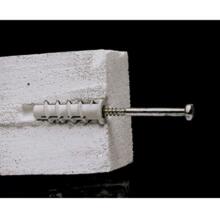 Cheville nylon pour béton cellulaire
