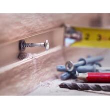 Cheville prémontée à frapper tete cylindrique