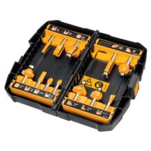 Coffret 12 fraises bois queue 8mm divers profils