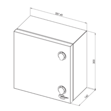 Coffret métal étanche sewosy