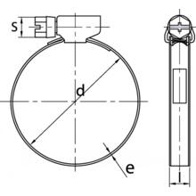 Collier de serrage acier zg