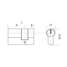 Cylindre demi rx - varié 5 clés