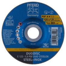 Disque a tronconner psf duodisc steelox e 125-1,9