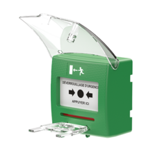 Dm vert shok 2 contacts + capot