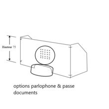 Ecran de protection translucide avec retour