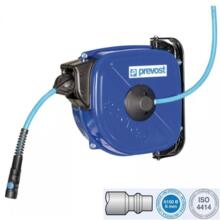 Enrouleur automatique de tuyau d'air a tambour ferme carter acier