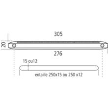 Entrée d'air autoréglable vm-g 30m3