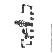 Espagnolette provence lacets rustiques - support securite