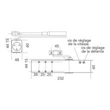 Ferme porte ts 2000 nv