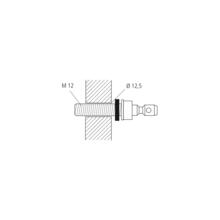 Fixation double traversante