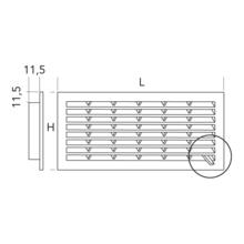 Grille à fermeture