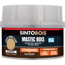 Présentation MASTIC A BOIS STANDARD SINTOBOIS Mastic a bois standard sintobois