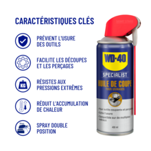 Huile de coupe polyvalente 400ml net (systeme pro)