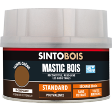 Présentation MASTIC A BOIS STANDARD SINTOBOIS Mastic a bois standard sintobois