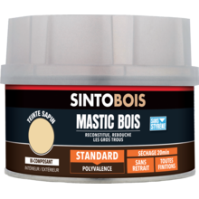 Présentation MASTIC A BOIS STANDARD SINTOBOIS Mastic a bois standard sintobois
