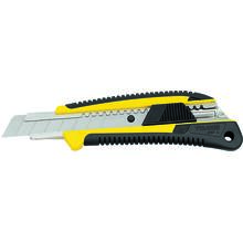 Cutter a bouton poussoir 18 mm gri lc560