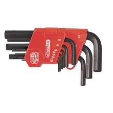 Cle male 6 pans courte brunie (jeu de 9)