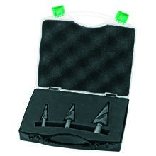 Foret etage hss queue cylindrique 3 meplats (coffret de 3)