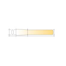 Manche massette tailleur pierre leborgne d 40x28mm 26 cm frene vernis
