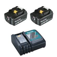 Pack energie li-ion 18v 2x5ah + chargeur simple dc18rc