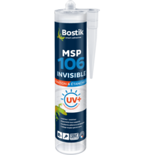 Mastic colle ms polymere msp 106 uv+ invisible 290ml