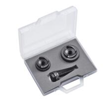 Emporte-pieces toles 3 dents sans butee a billes (coffret plombier)