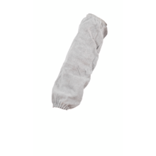 Manchette soudeur en croute de cuir gris clair la paire