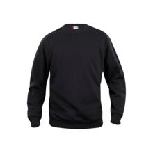 Sweatshirt basic roundneck noir