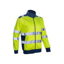 Veste thermique haute visibilte gokkan jaune/marine