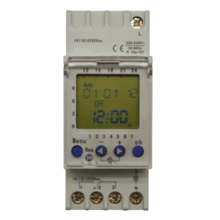 Horloge sur rail din