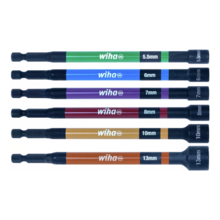 Jeu 6 douilles couleur magnétiques