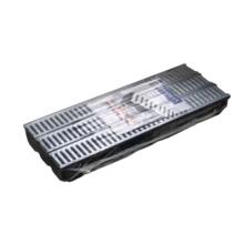 Kit 3m caniveau midi avec grille galva +kit de fond +obturateur